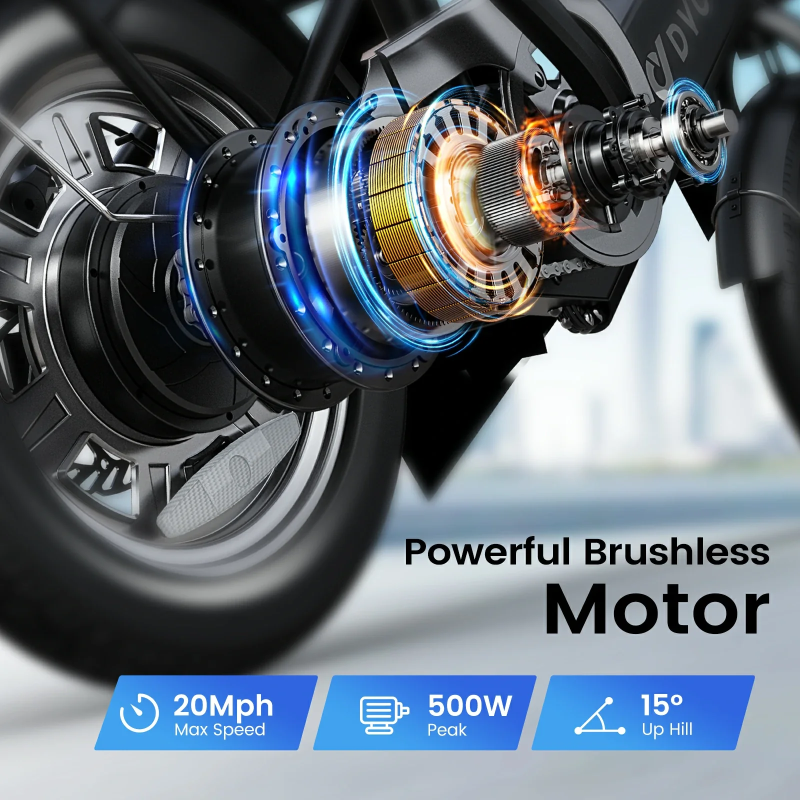 DYU C3 14/16 Inch Folding Ebike - Image 5