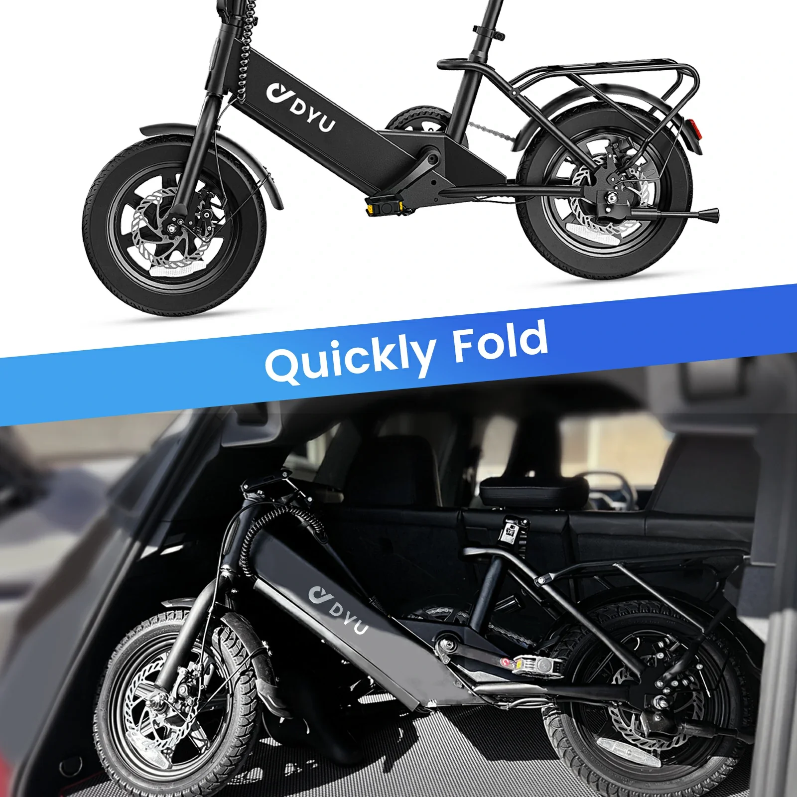DYU C3 14/16 Inch Folding Ebike - Image 6