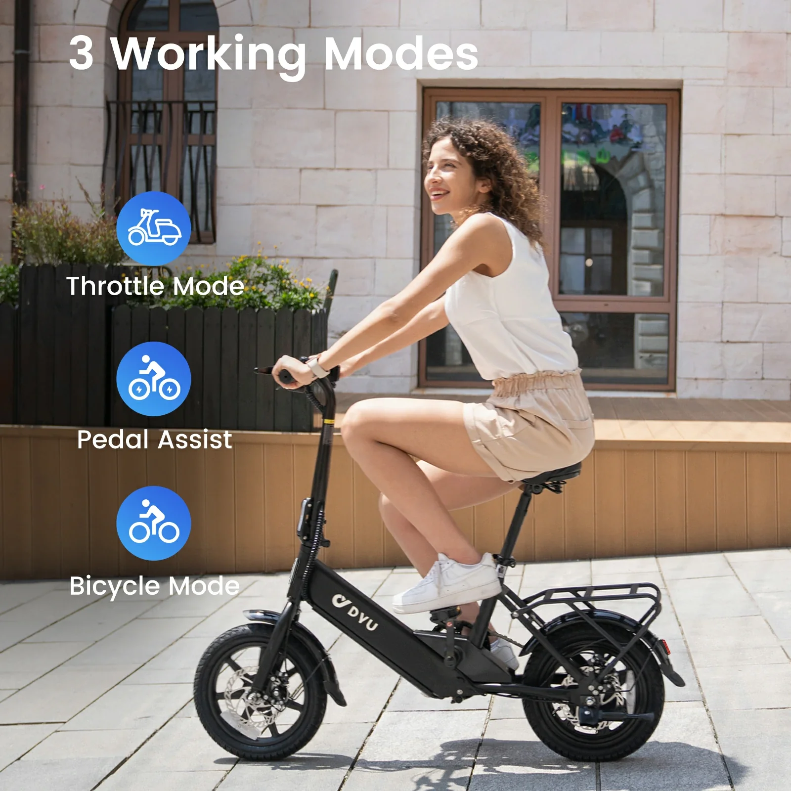 DYU C3 14/16 Inch Folding Ebike - Image 7