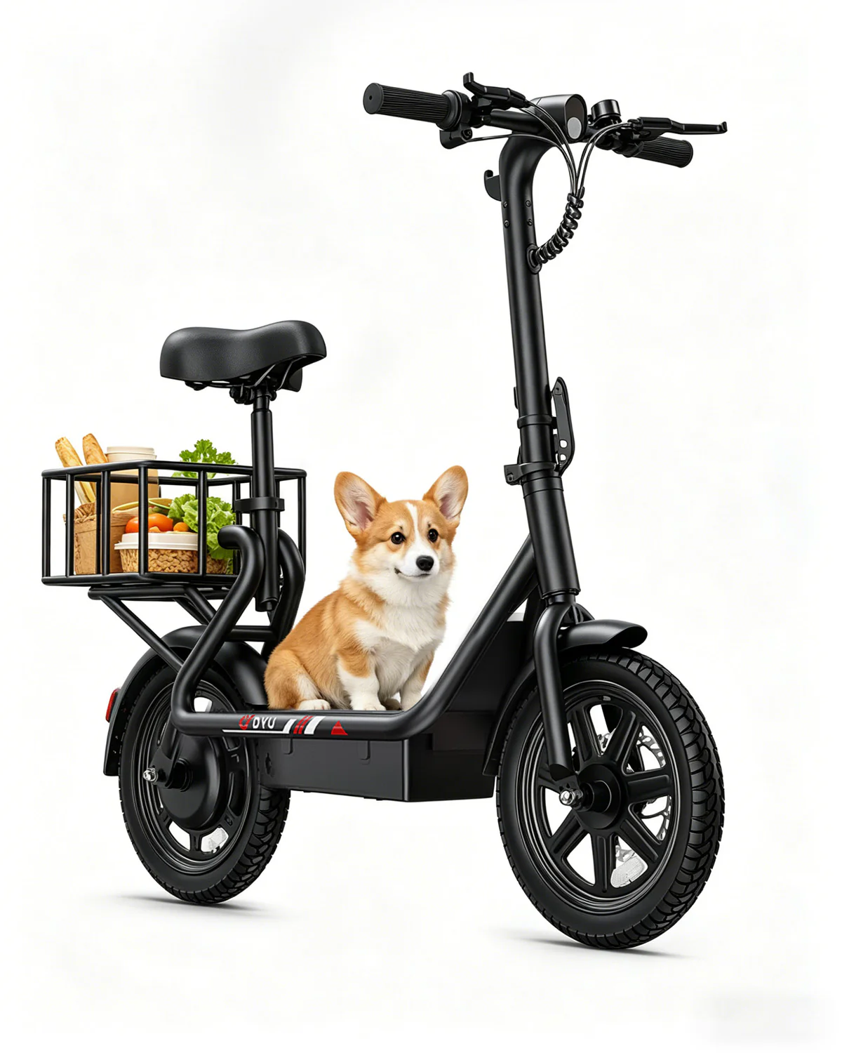 DYU C4 MINI 14'' Foldable Electric Bike - Image 4