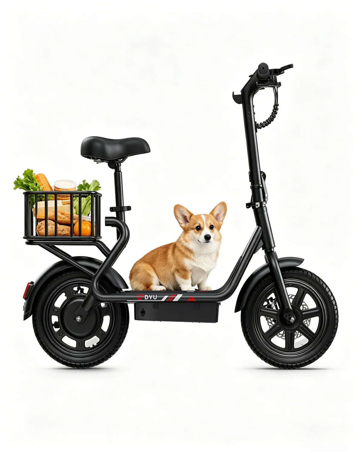 DYU C4 MINI 14'' Foldable Electric Bike - Image 5