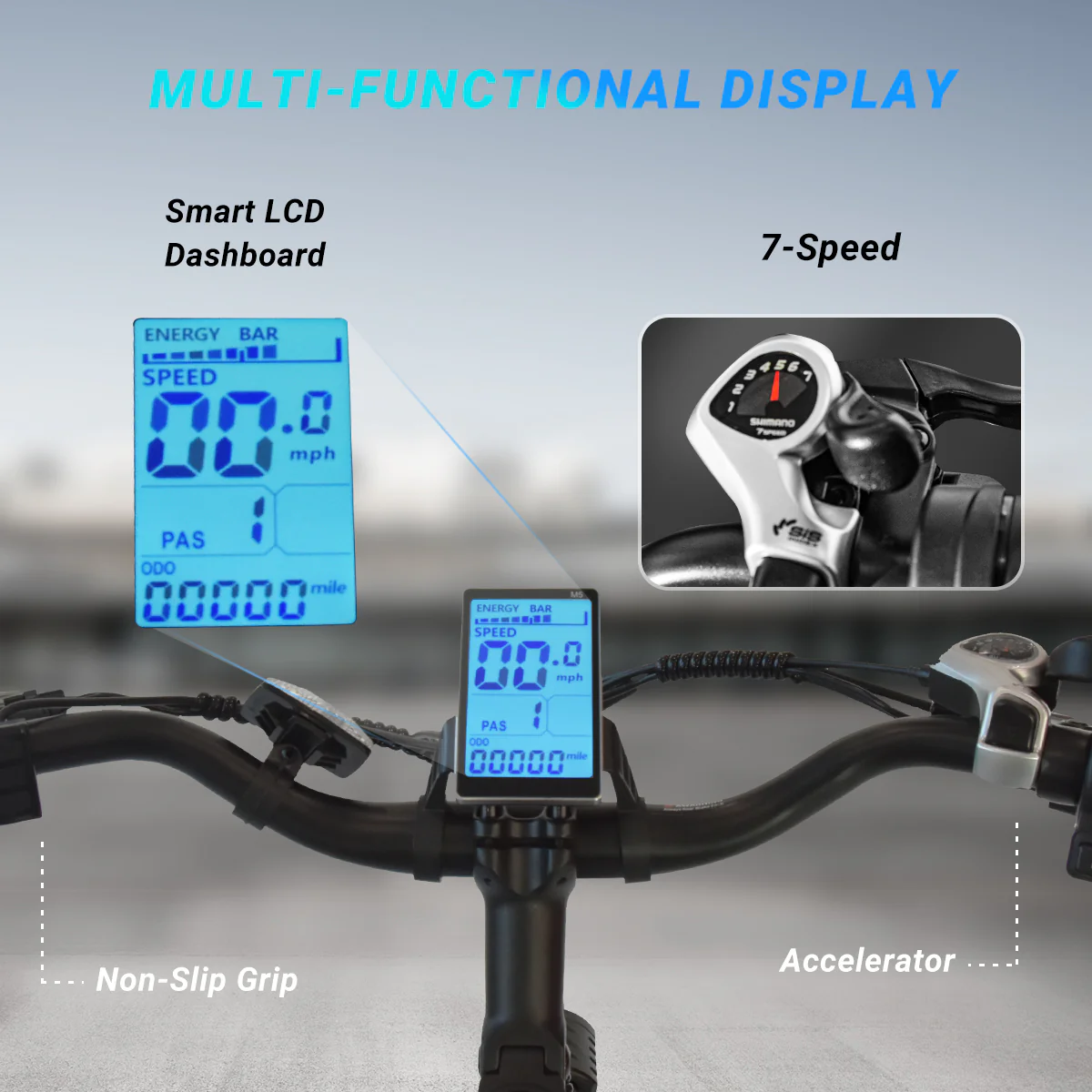 DYU C5 Lite 26 Inch Electric Bike for Adults - Image 5