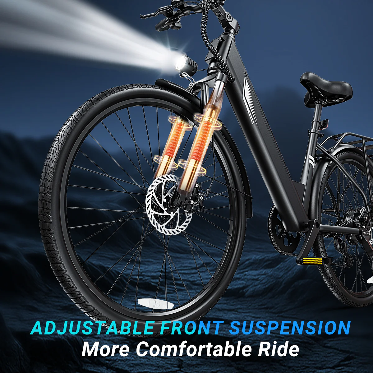 DYU C7 Lite 26 Inch Electric Bike for Adults - Image 6