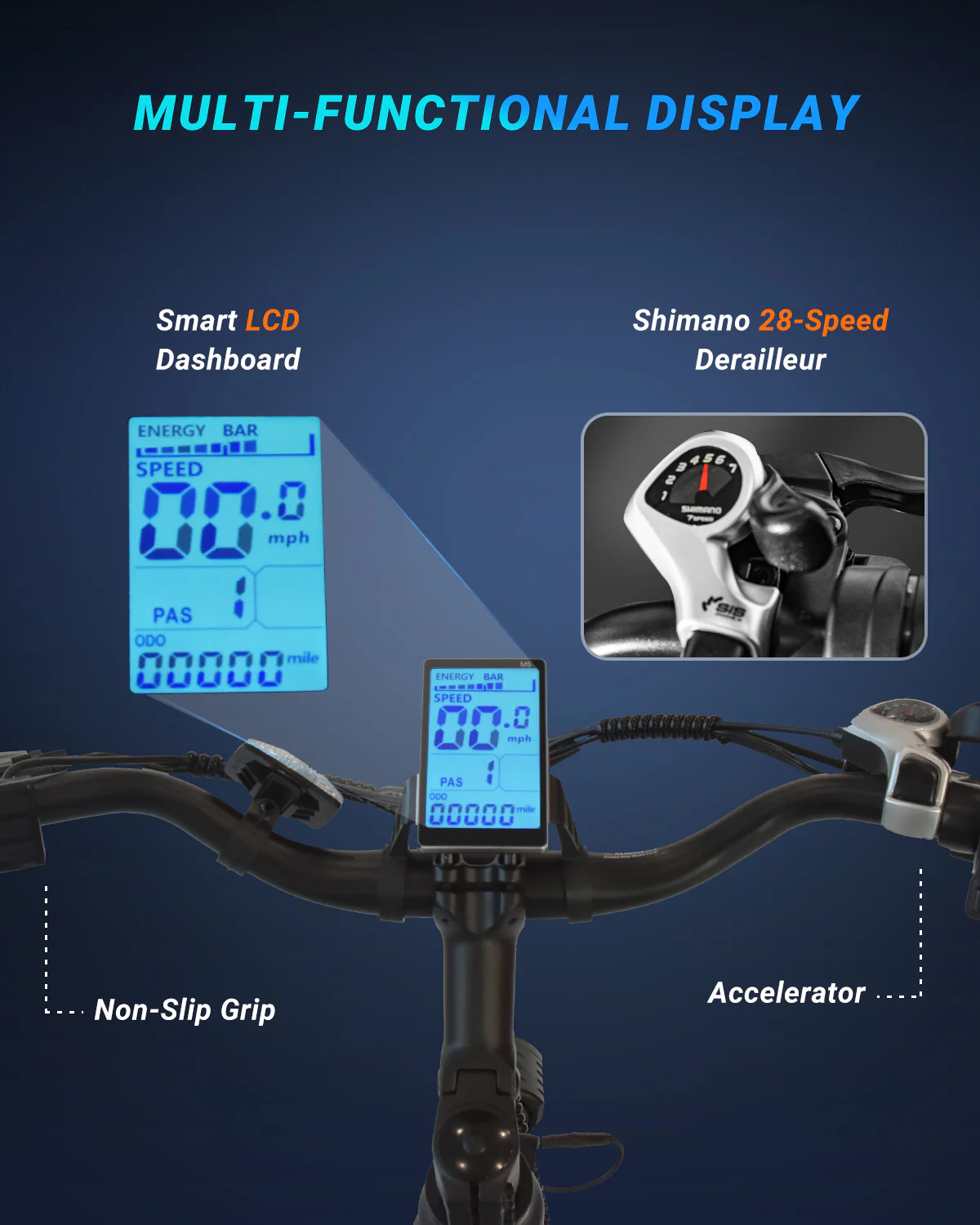 DYU C7 Lite 26 Inch Electric Bike for Adults - Image 7