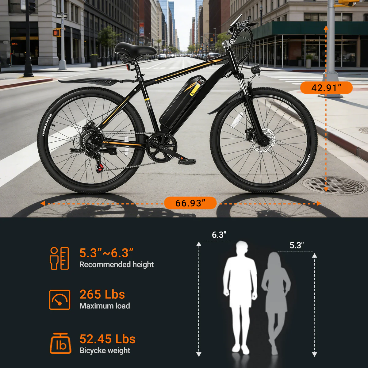 DYU M26  Electric Bike for Adults - Image 10